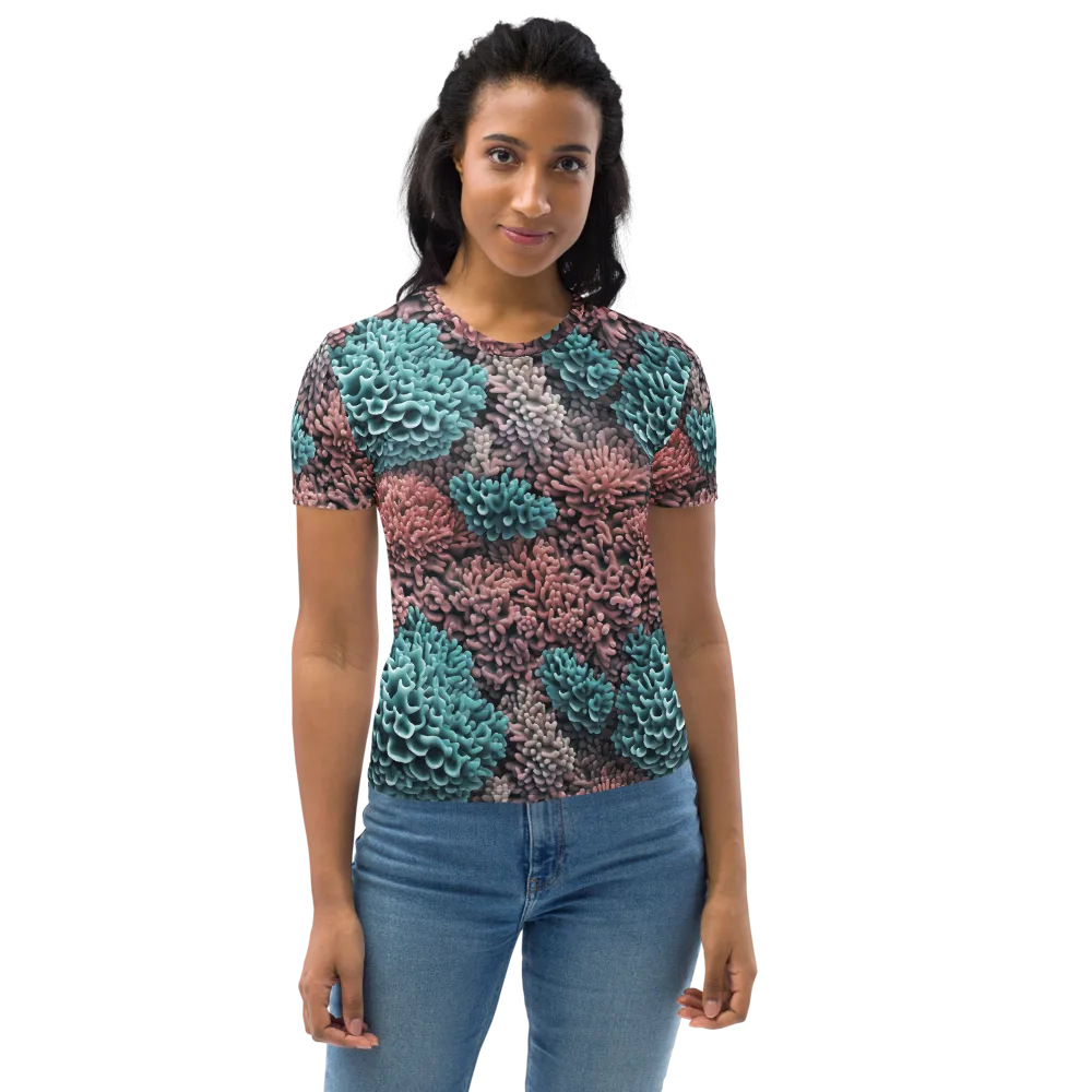 Reef Romance on Women's Crew Neck T-Shirt — Front