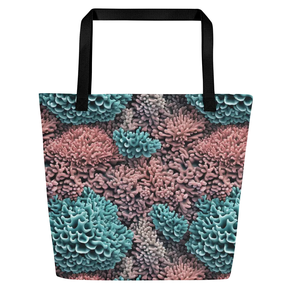Reef Romance on Large Tote Bag W/ Pocket — Front
