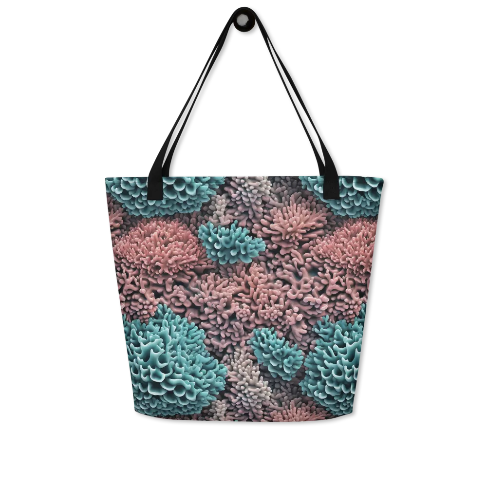 Reef Romance on Large Tote Bag W/ Pocket — Front