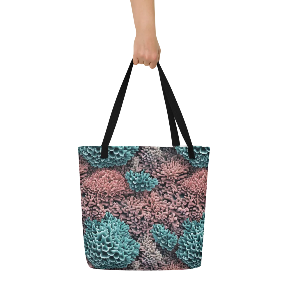 Reef Romance on Large Tote Bag W/ Pocket — Front