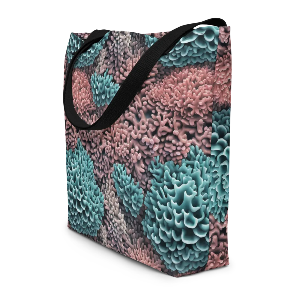 Reef Romance on Large Tote Bag W/ Pocket — Front