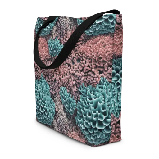 Reef Romance on a Large Tote Bag W/ Pocket