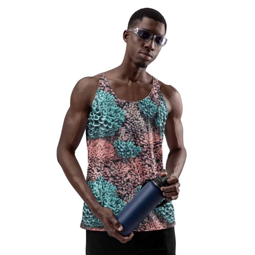 Reef Romance on Men's Tank Top — Front