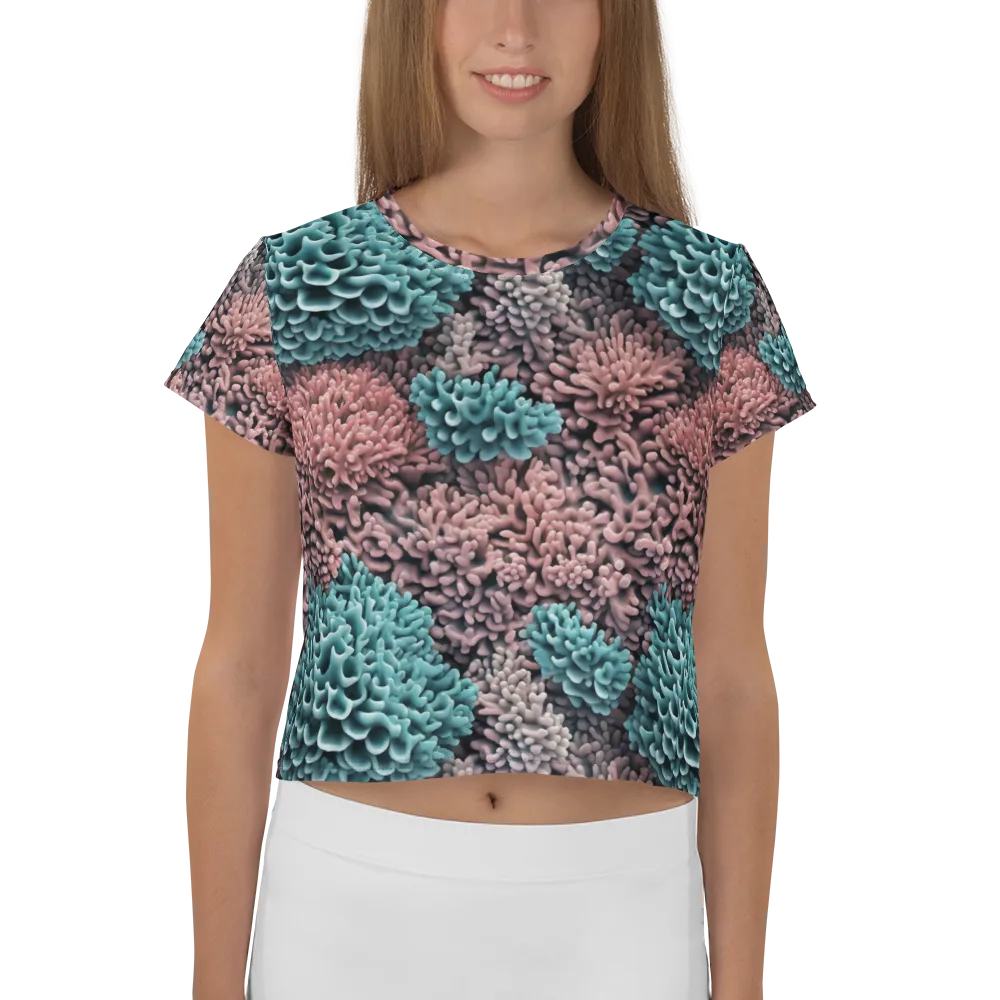 Reef Romance on Crop Tee — Front