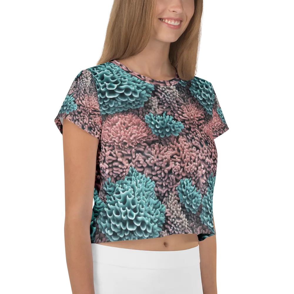 Reef Romance on Crop Tee — Right