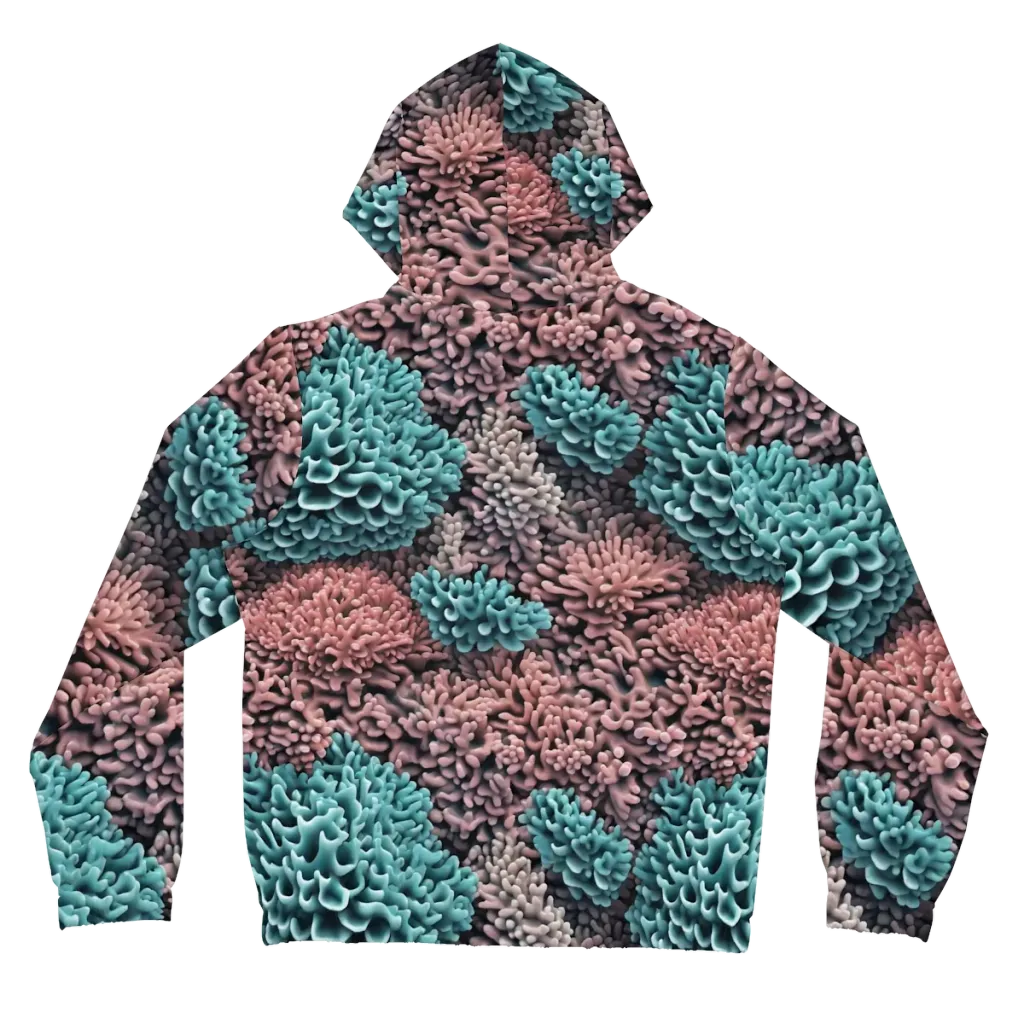 Reef Romance on Women's Full-Zip Hoodie — Back