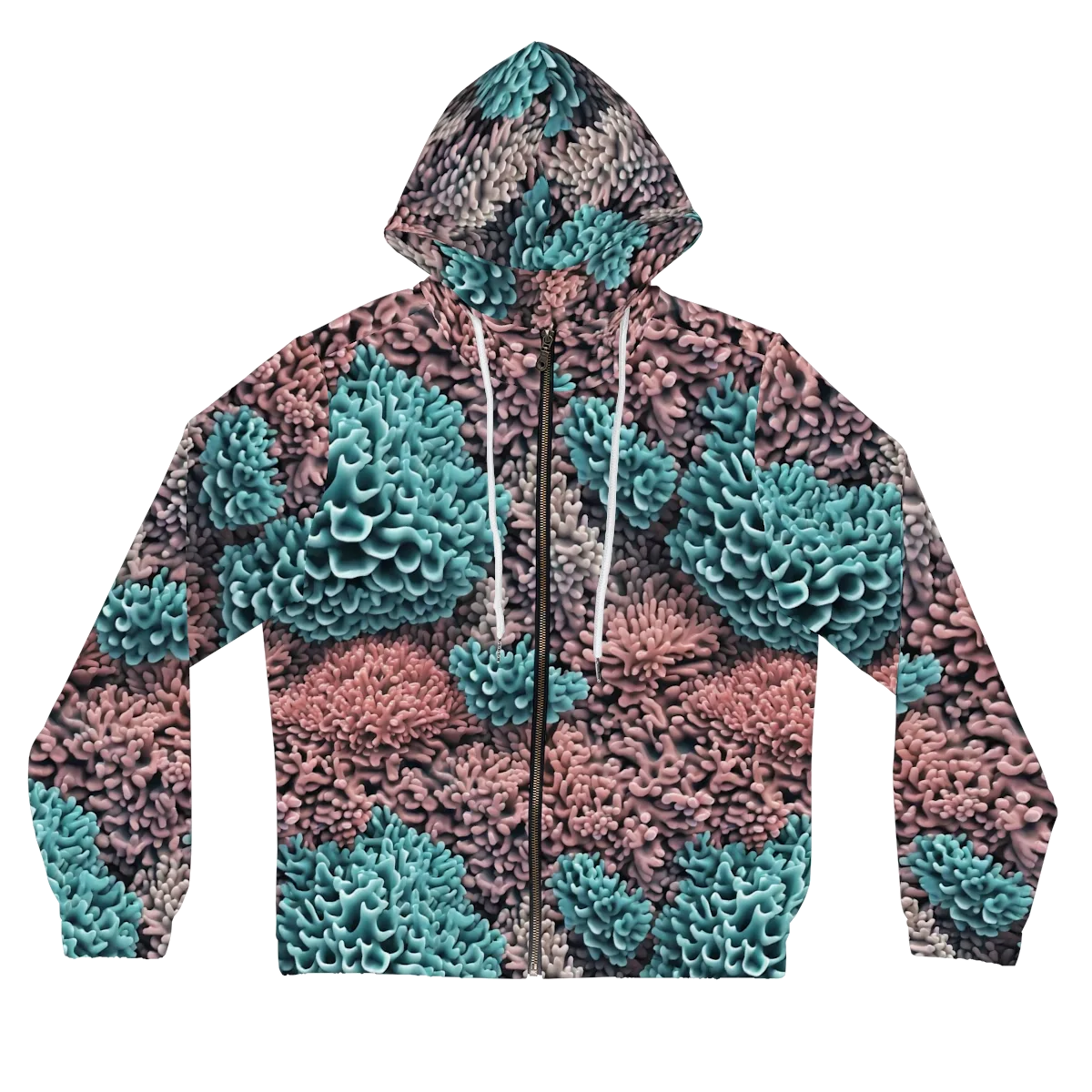 Reef Romance on Women's Full-Zip Hoodie — Front