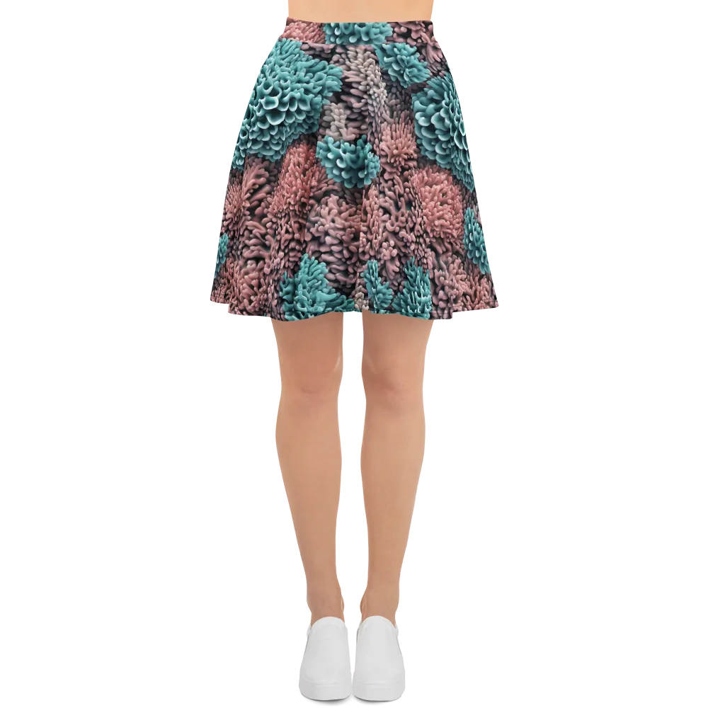 Reef Romance on Skater Skirt — Front