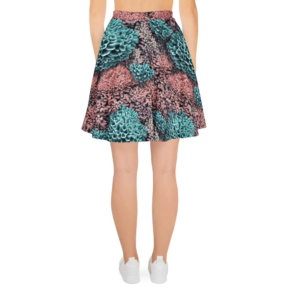 Reef Romance on Skater Skirt — Back