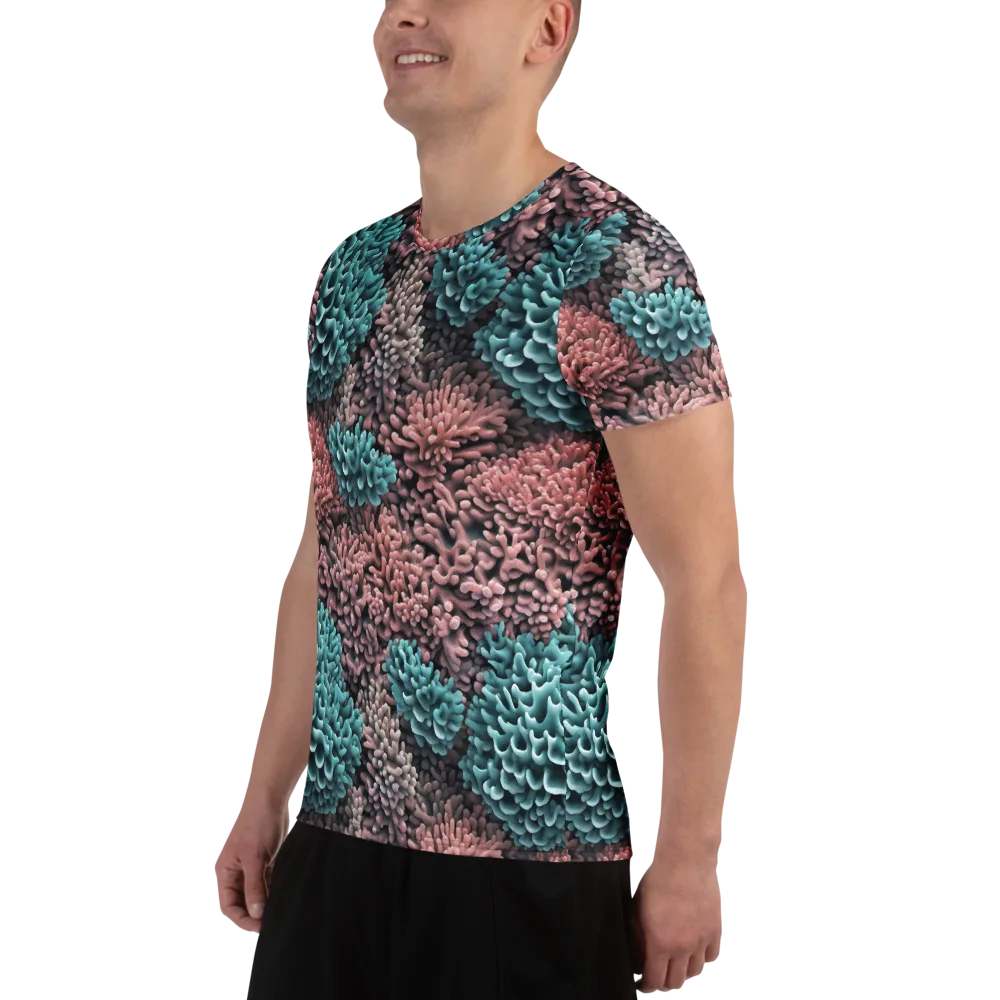 Reef Romance on Men's Athletic T-Shirt — Left