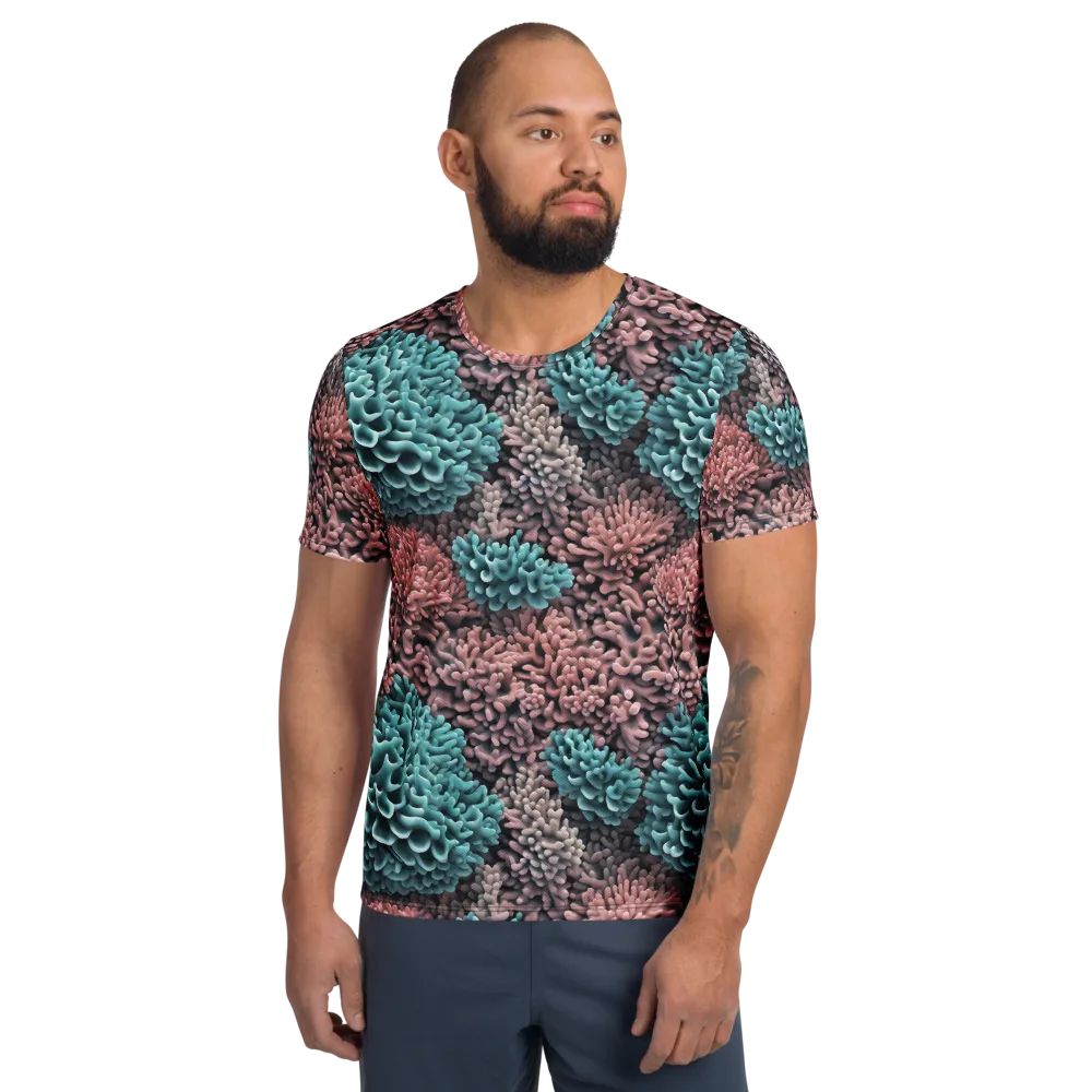 Reef Romance on Men's Athletic T-Shirt — Front