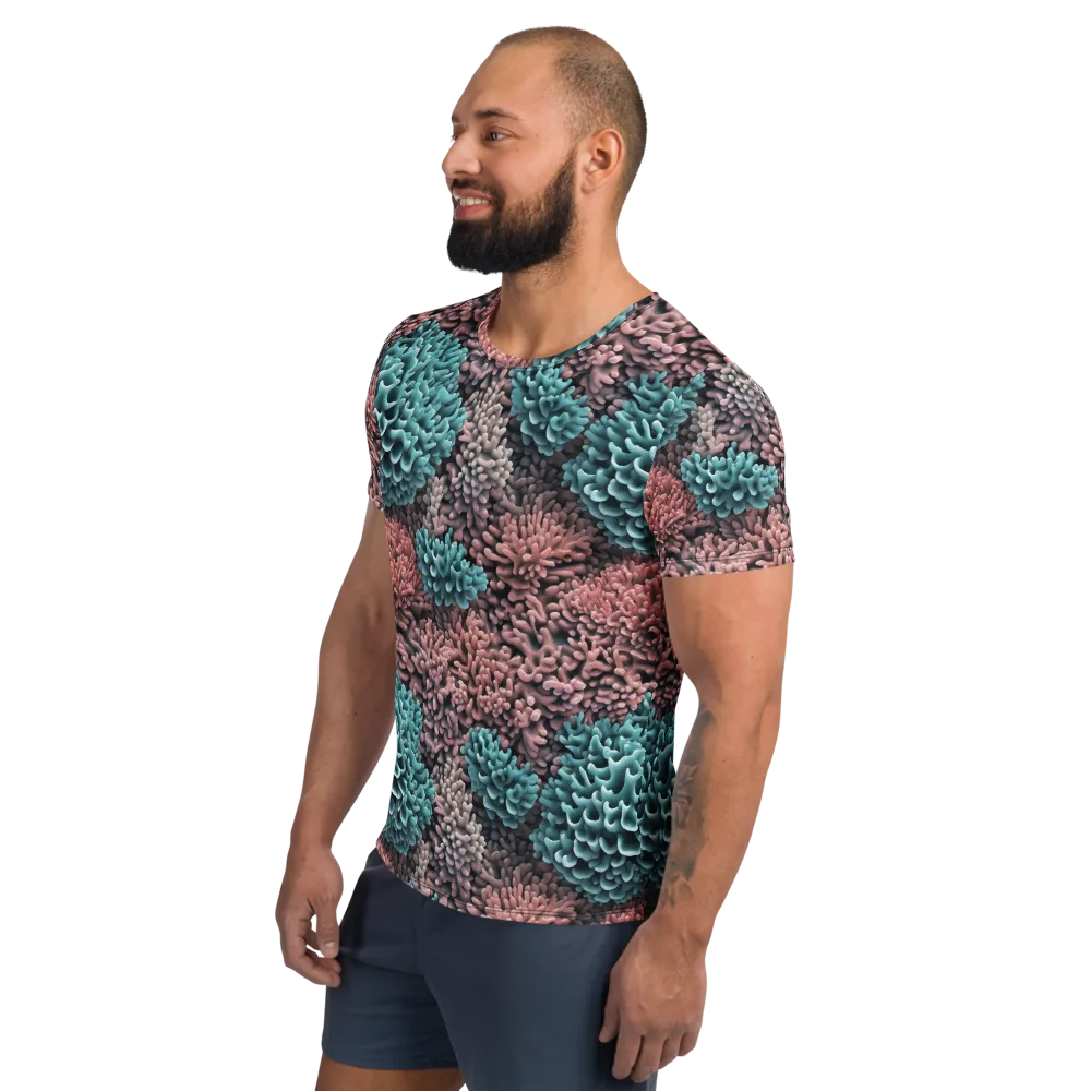 Reef Romance on Men's Athletic T-Shirt — Left