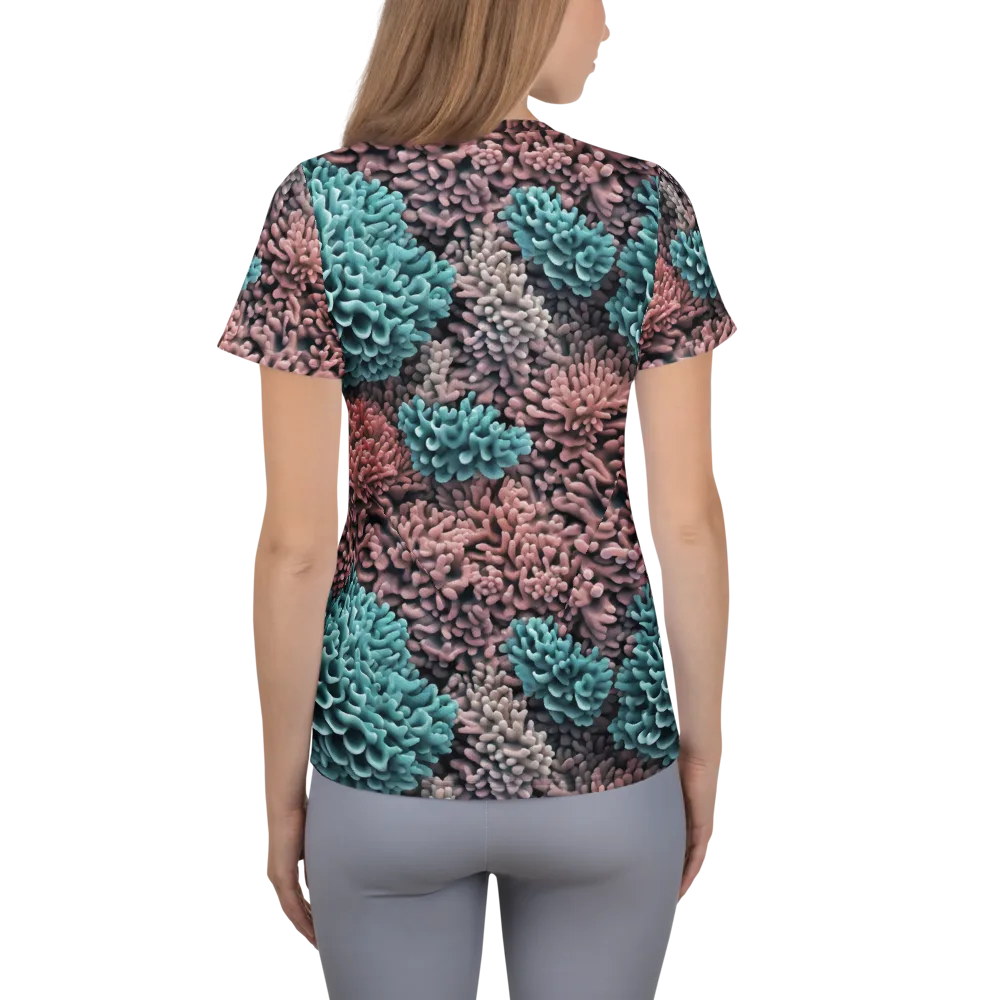 Reef Romance on Women's Athletic T-Shirt — Back