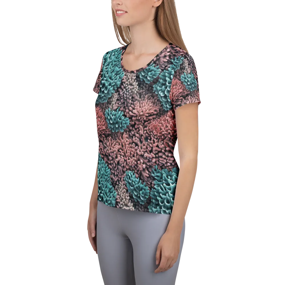 Reef Romance on Women's Athletic T-Shirt — Left