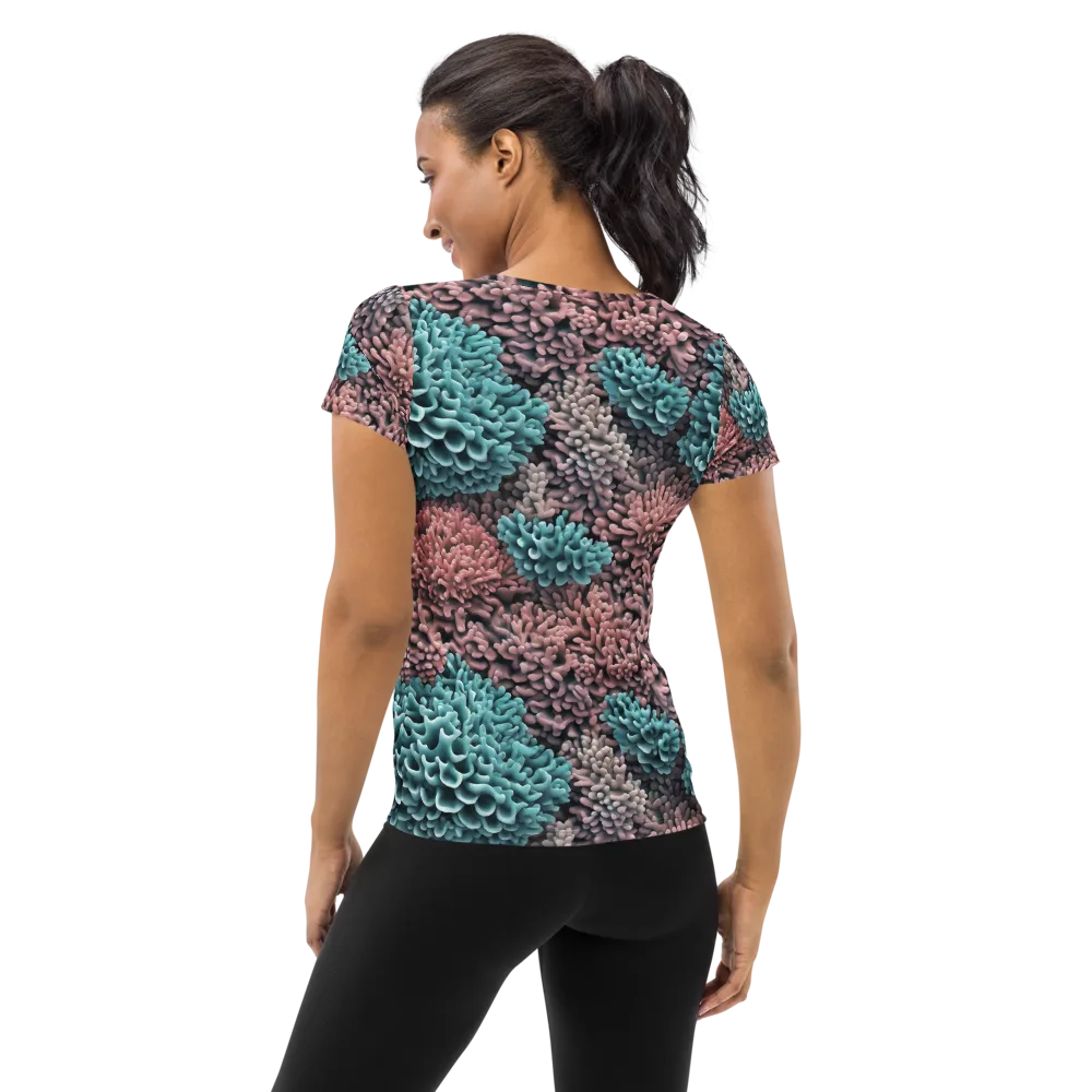 Reef Romance on Women's Athletic T-Shirt — Back