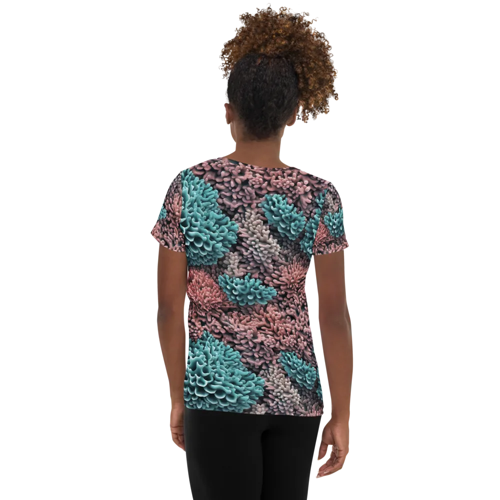 Reef Romance on Women's Athletic T-Shirt — Back