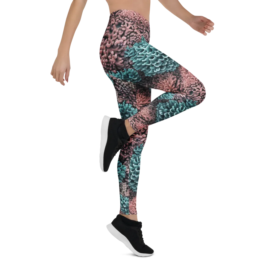 Reef Romance on Leggings — Right