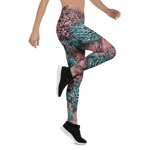 Reef Romance on a Leggings