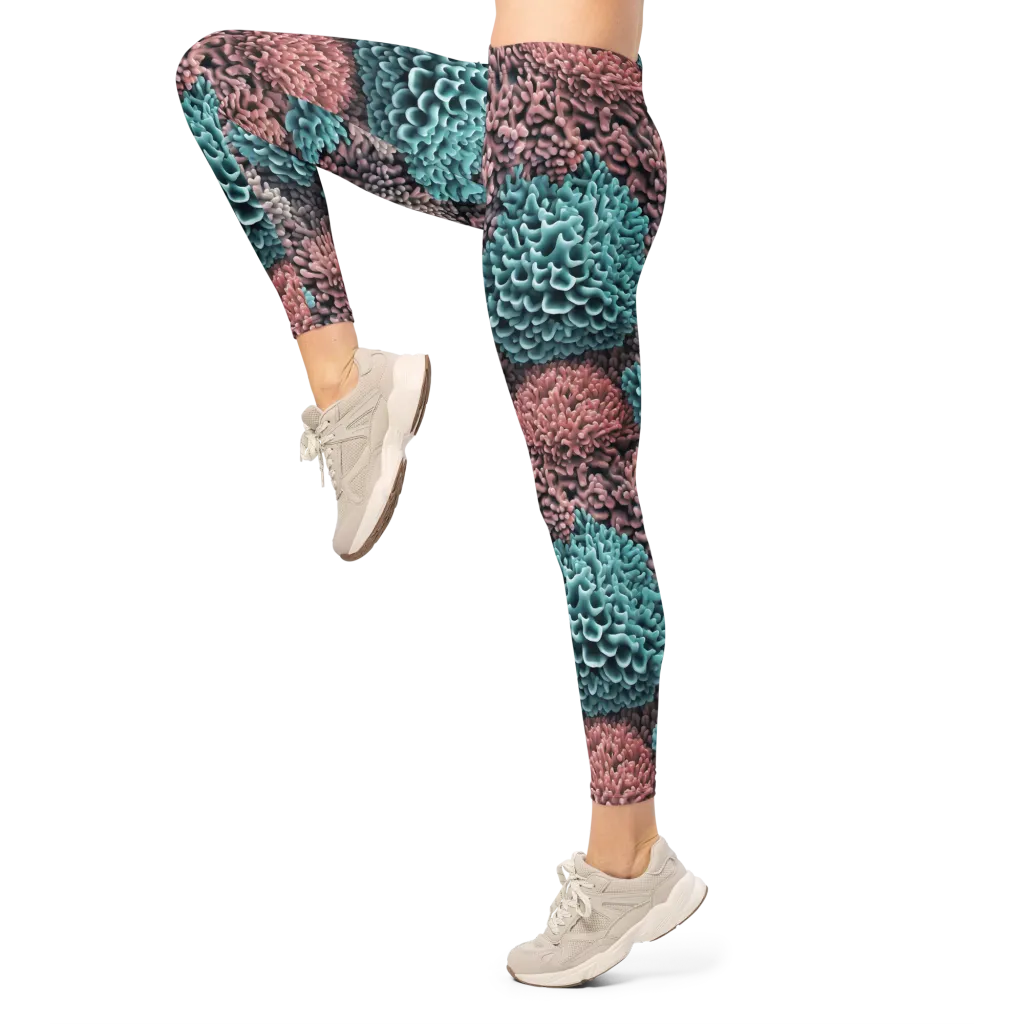 Reef Romance on Leggings — Left