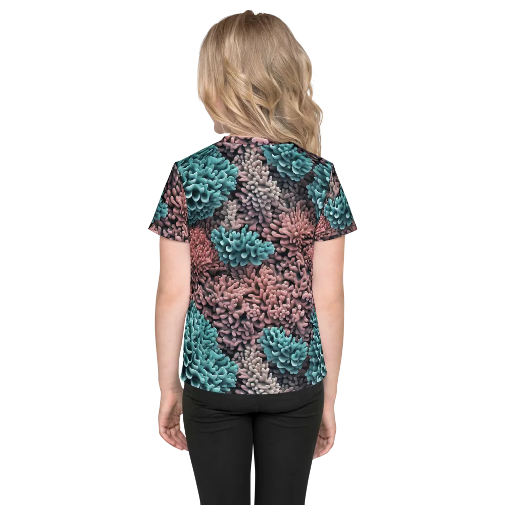 Reef Romance on Kids Crew Neck T-Shirt — Back