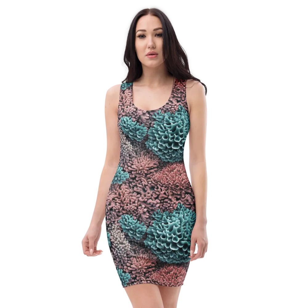 Reef Romance on Bodycon Dress — Front
