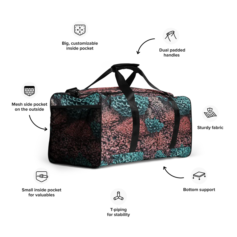 Reef Romance on Duffle Bag — Right Front