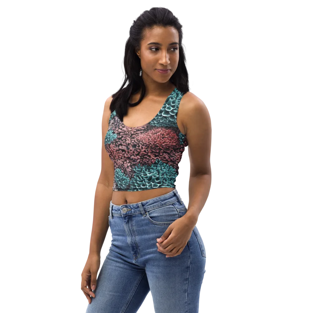 Reef Romance on Crop Top — Left Front