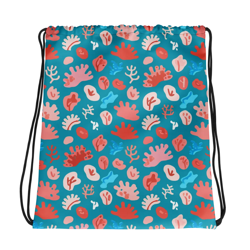 Teal Tidepool on Drawstring Bag — Photo
