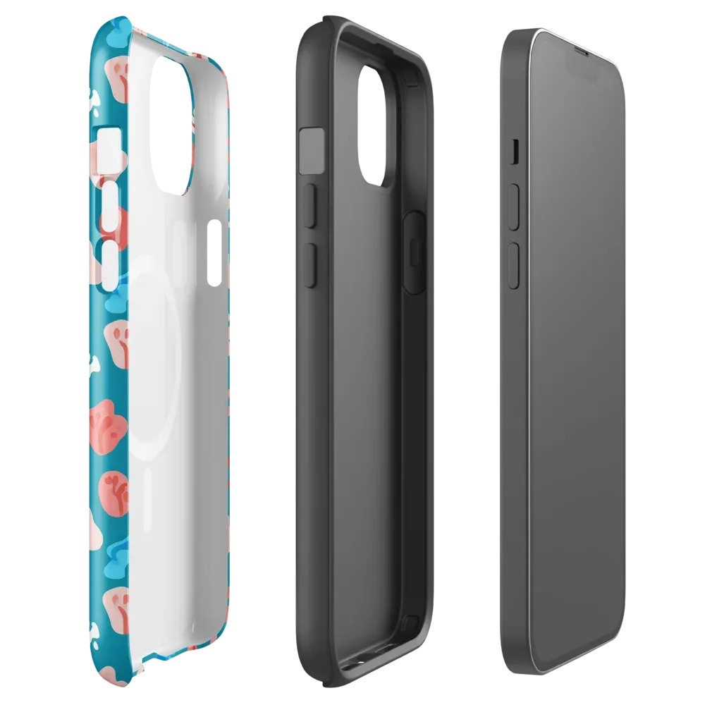 Teal Tidepool on MagSafe Tough Case for iPhone® — Front