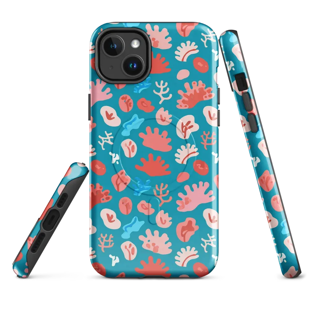 Teal Tidepool on MagSafe Tough Case for iPhone® — Front