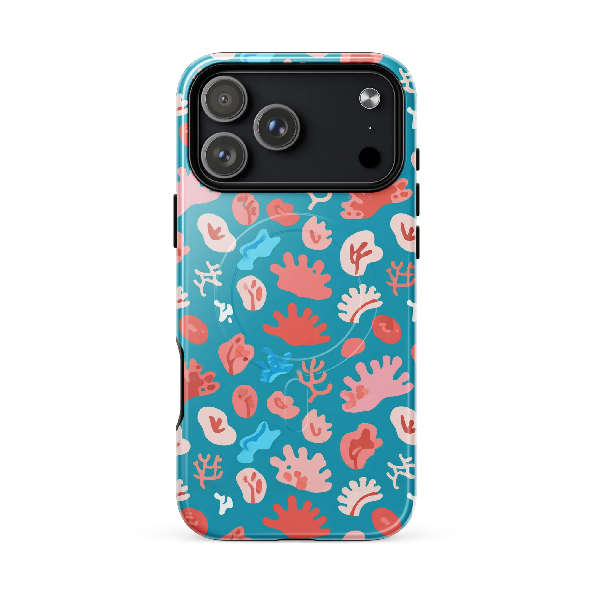 Teal Tidepool on MagSafe Tough Case for iPhone® — Front