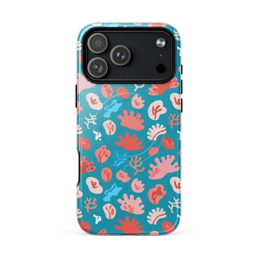 Teal Tidepool on a MagSafe Tough Case for iPhone®