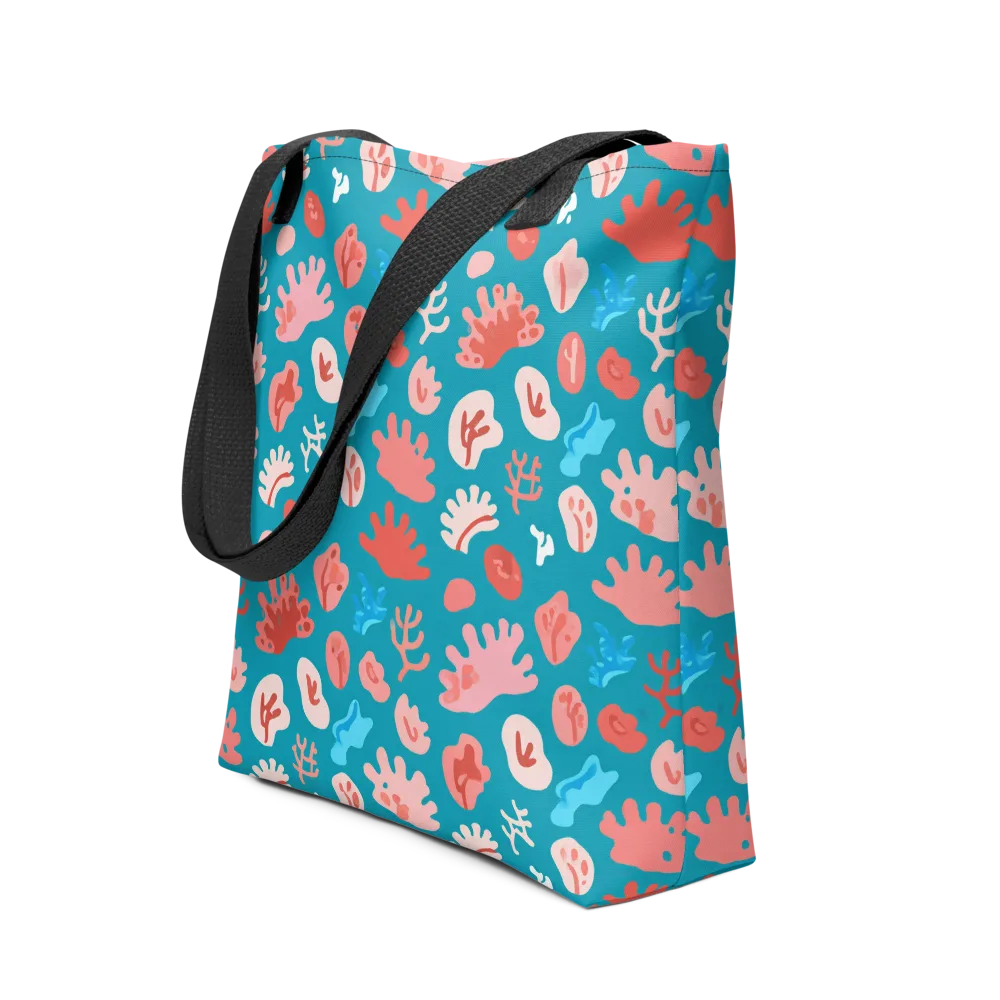 Teal Tidepool on Tote Bag — Front