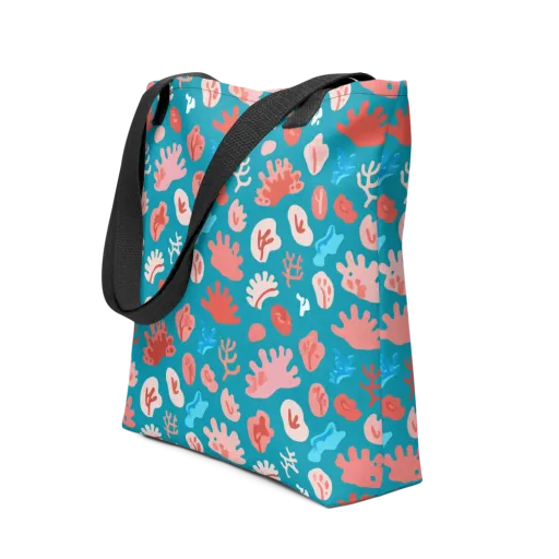 Teal Tidepool on a Tote Bag