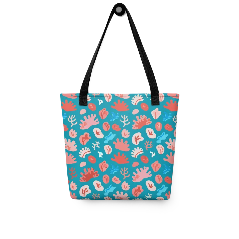 Teal Tidepool on Tote Bag — Front