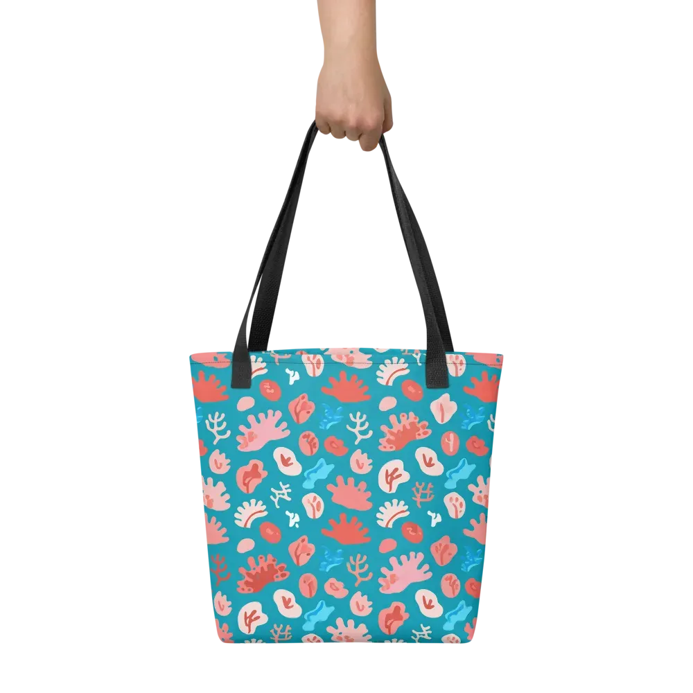 Teal Tidepool on Tote Bag — Front