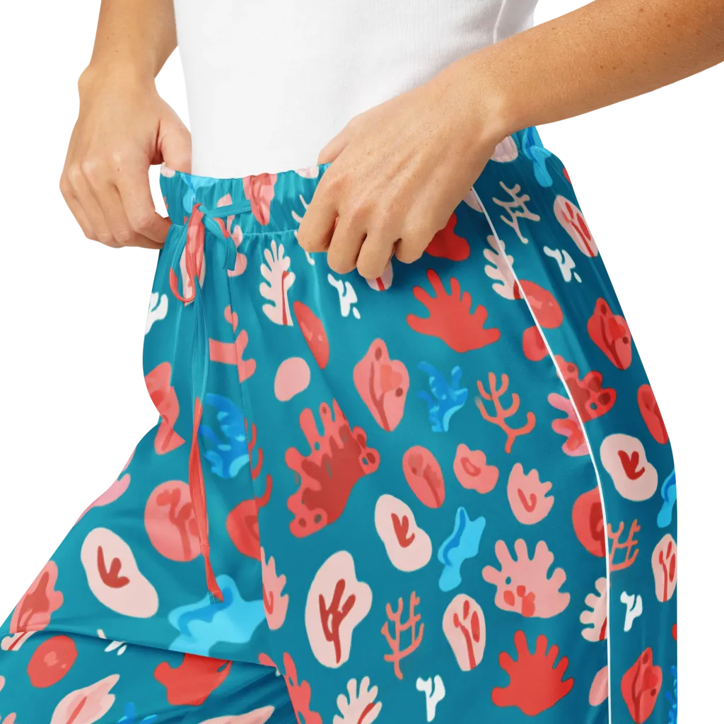Teal Tidepool on Women's Pajama Pants — Product details