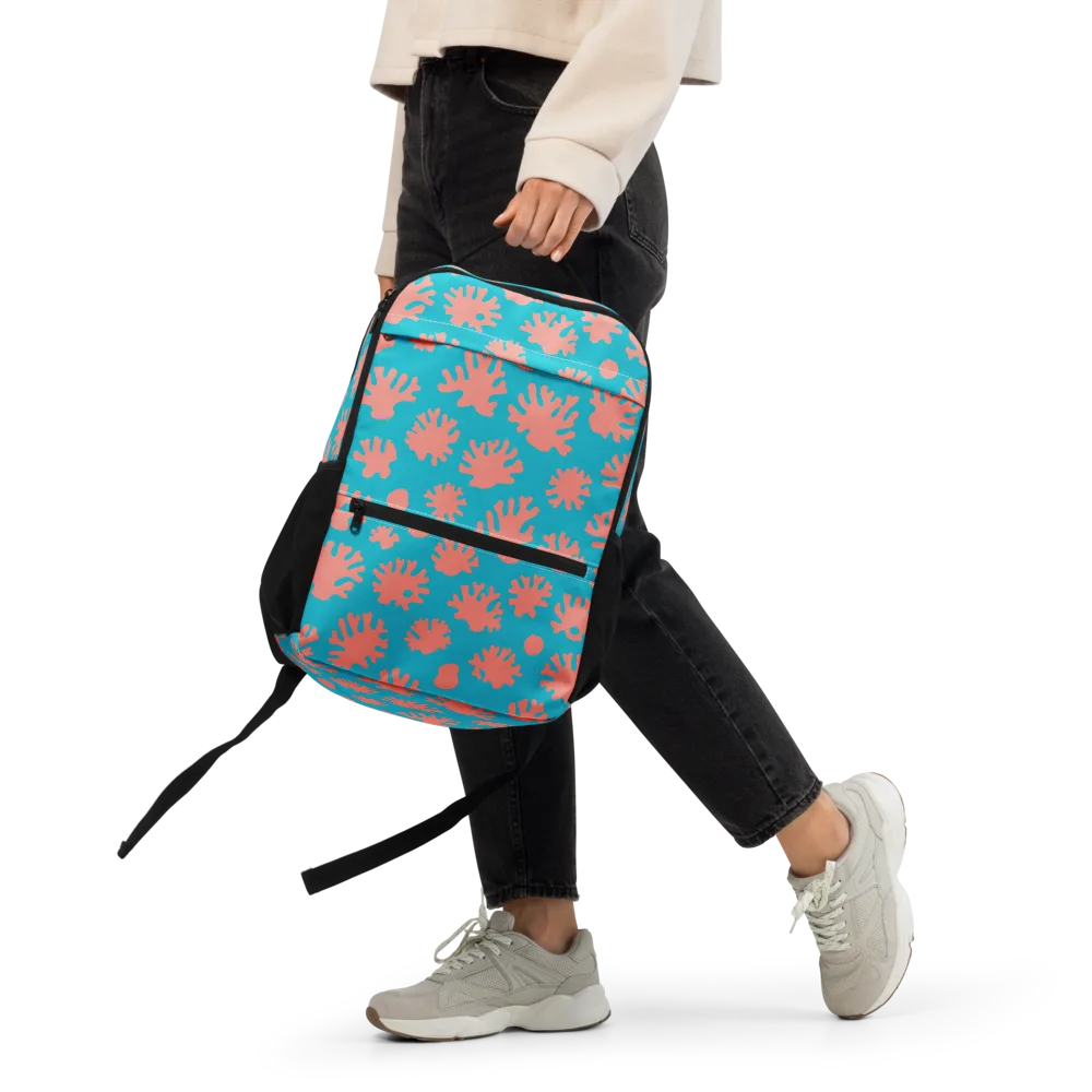 Coral Pop on Utility Backpack — Front