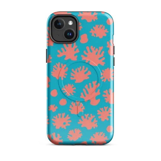 Coral Pop on a MagSafe Tough Case for iPhone®