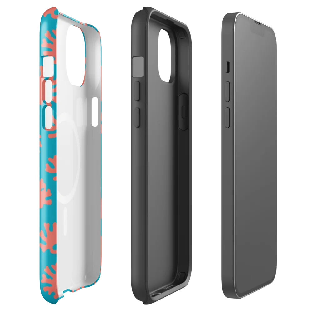 Coral Pop on MagSafe Tough Case for iPhone® — Front