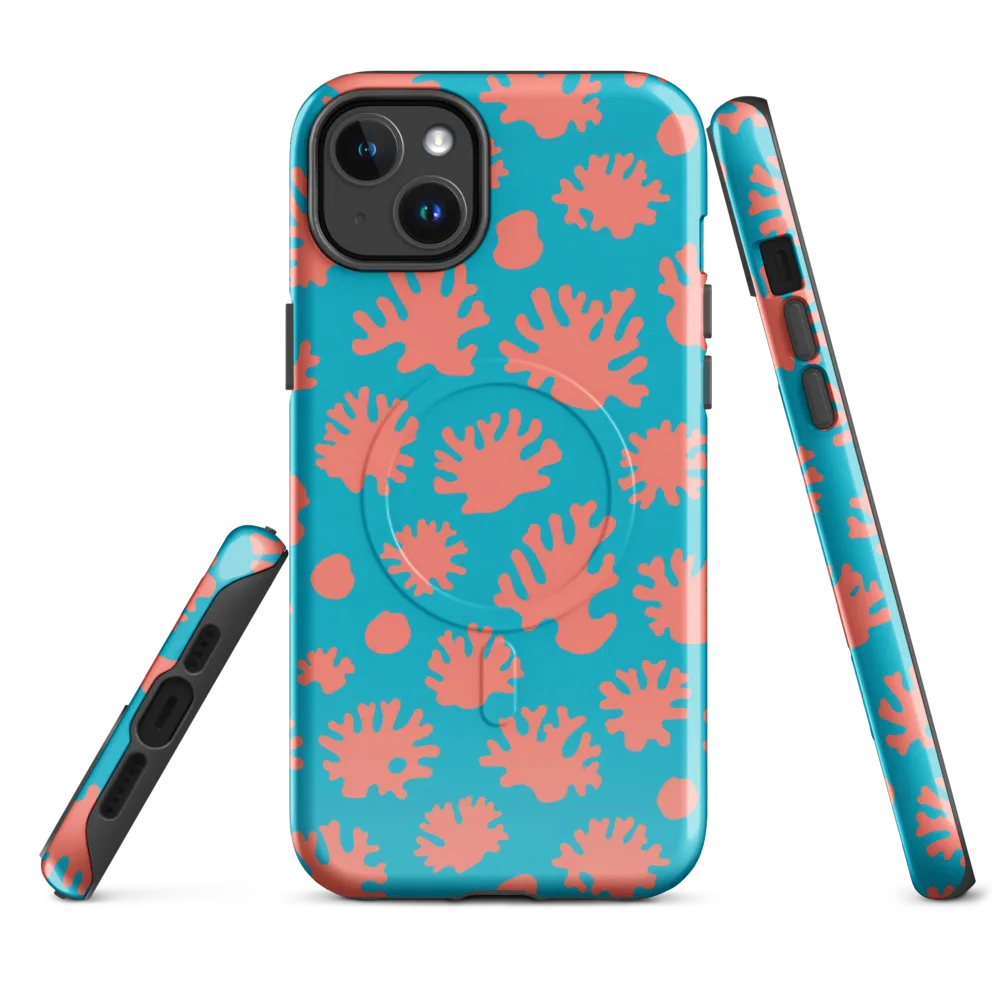 Coral Pop on MagSafe Tough Case for iPhone® — Front