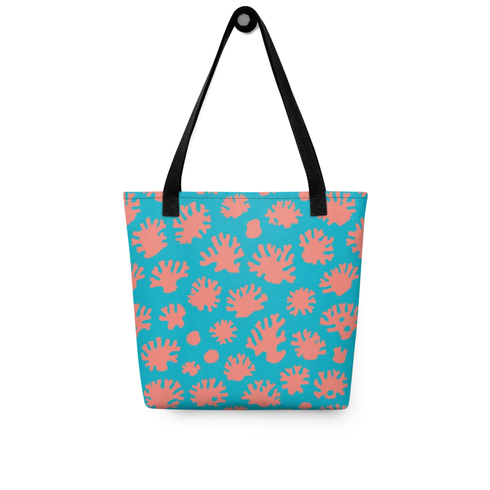 Coral Pop on Tote Bag — Front