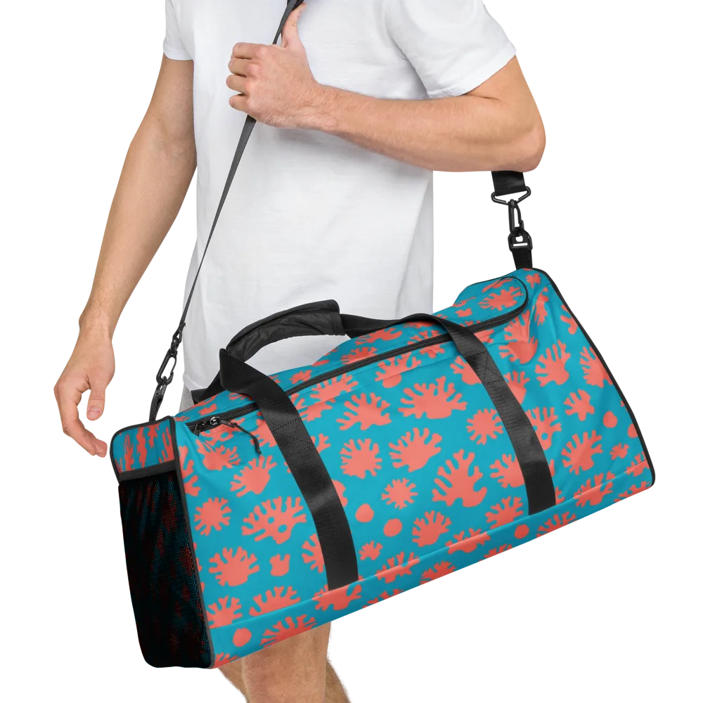 Coral Pop on Duffle Bag — Right Front