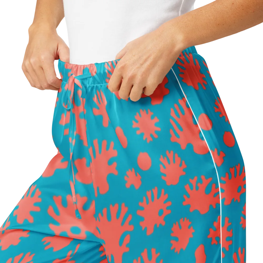 Coral Pop on Women's Pajama Pants — Product details