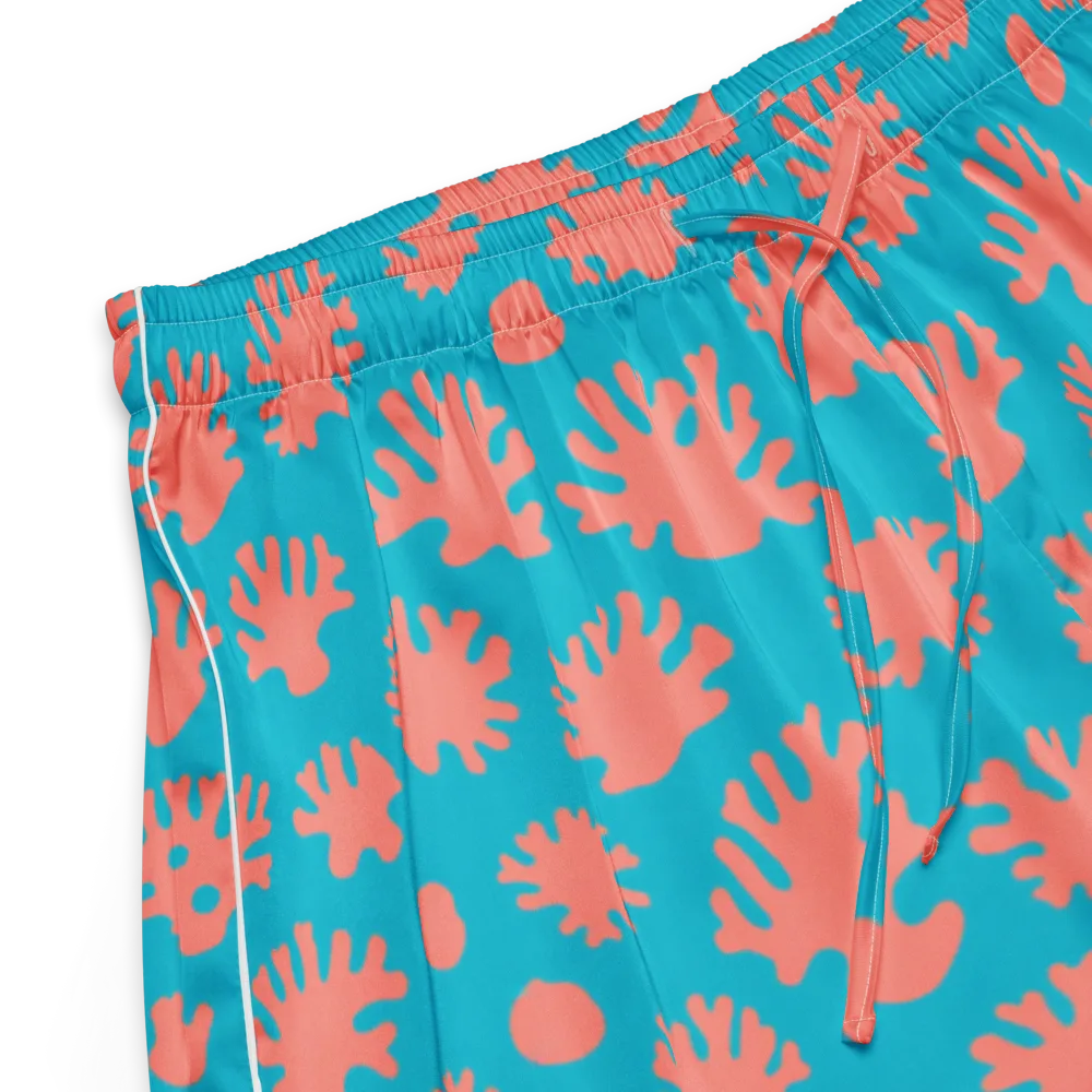 Coral Pop on Women's Pajama Shorts — Product details