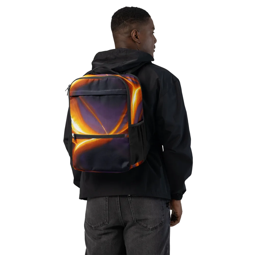 Molten Eclipse on Utility Backpack — Back