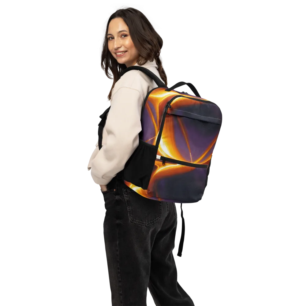 Molten Eclipse on Utility Backpack — Back