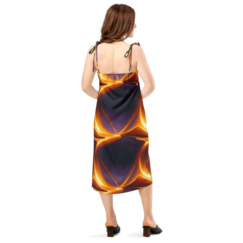 Molten Eclipse on Slip Dress — Back
