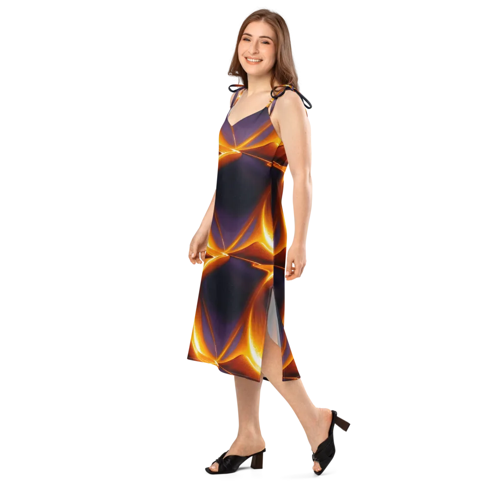 Molten Eclipse on Slip Dress — Left Front