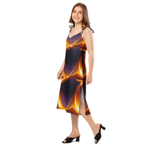Molten Eclipse on a Slip Dress